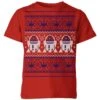 Star Wars R2-D2 Knit Kids' Christmas T-Shirt - Red -Christmas Clothes Store 11967239 1164627104785337
