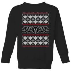 Star Wars Imperial Darth Vader Kids' Christmas Jumper - Black