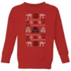 Star Wars Imperial Knit Kids' Christmas Jumper - Red 1 Star Wars Imperial Knit Kids' Christmas Jumper - Red -Christmas Clothes Store 11967769 7404627110382506