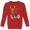 Disney Frozen Olaf And Sven Kids' Christmas Sweatshirt - Red 2 Disney Frozen Olaf And Sven Kids' Christmas Sweatshirt - Red -Christmas Clothes Store 11967997 1164627115220579