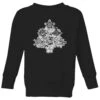 Marvel Shields Snowflakes Kids' Christmas Jumper - Black -Christmas Clothes Store 11968303 1324627107390852