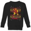 Marvel Iron Man Kids' Christmas Jumper - Black 1 Marvel Iron Man Kids' Christmas Jumper - Black -Christmas Clothes Store 11968399 6624627108719381