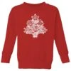 Marvel Shields Snowflakes Kids' Christmas Jumper - Red -Christmas Clothes Store 11968507 1784627111246719