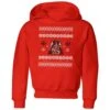 Star Wars Darth Vader Knit Kids' Christmas Hoodie - Red -Christmas Clothes Store 11968705 4364627115327565