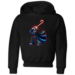 Star Wars Candy Cane Darth Vader Kids' Christmas Hoodie - Black
