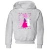 Disney Princess Silhouettes Kids' Christmas Hoodie - Grey -Christmas Clothes Store 11968861 1294627104655101