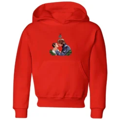 Star Wars Mistletoe Kiss Kids' Christmas Hoodie - Red