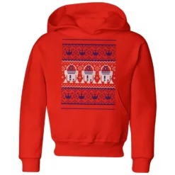 Star Wars R2-D2 Knit Kids' Christmas Hoodie - Red