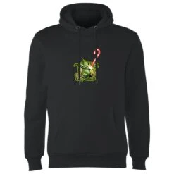 Star Wars Candy Cane Yoda Christmas Hoodie - Black -Christmas Clothes Store 11969425 6044627086586107