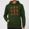 Star Wars Gingerbread Characters Christmas Hoodie - Forest Green -Christmas Clothes Store 11969557 5114627090344240