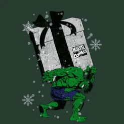 Marvel The Incredible Hulk Christmas Present Christmas Hoodie - Forest Green 7 Marvel The Incredible Hulk Christmas Present Christmas Hoodie - Forest Green -Christmas Clothes Store 11969689 1564627086397275