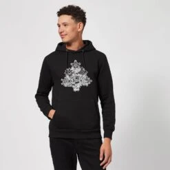 Marvel Shields Snowflakes Christmas Hoodie - Black 8 Marvel Shields Snowflakes Christmas Hoodie - Black -Christmas Clothes Store 11969749 1444627090099839