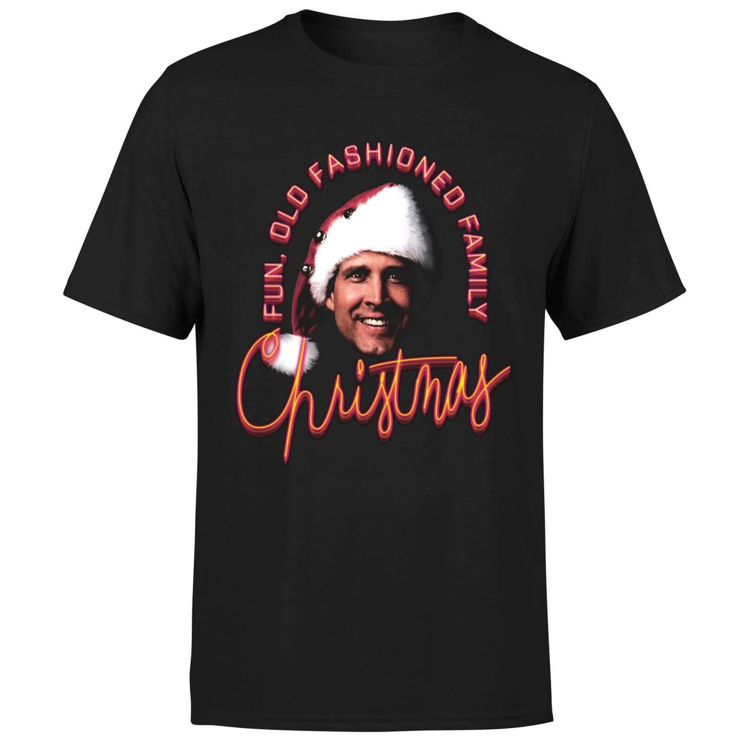 National Lampoon Fun Old Fashioned Family Christmas Men's Christmas T-Shirt - Black 7 National Lampoon Fun Old Fashioned Family Christmas Men's Christmas T-Shirt - Black - Image 5