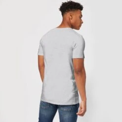 Looney Tunes Tweety Pie Pussy Cat Men's Christmas T-Shirt - Grey -Christmas Clothes Store 11970103 1694627064360031