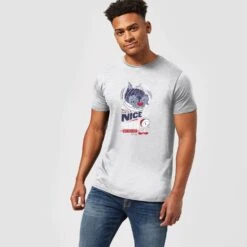 Looney Tunes Tweety Pie Pussy Cat Men's Christmas T-Shirt - Grey -Christmas Clothes Store 11970103 6594627064264238