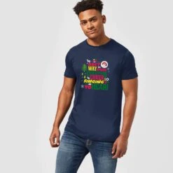 Elf Christmas Cheer Men's Christmas T-Shirt - Navy 9 Elf Christmas Cheer Men's Christmas T-Shirt - Navy -Christmas Clothes Store 11970112 5834627064597049