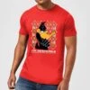Looney Tunes Daffy Duck Knit Men's Christmas T-Shirt - Red -Christmas Clothes Store 11970151 4484627066819287