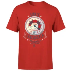 Elf Clausometer Men's Christmas T-Shirt - Red -Christmas Clothes Store 11970217 9924627070484387