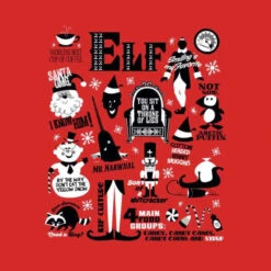 Elf Men's Christmas T-Shirt - Red 8 Elf Men's Christmas T-Shirt - Red -Christmas Clothes Store 11970250 3794627062295599