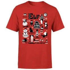 Elf Men's Christmas T-Shirt - Red 11 Elf Men's Christmas T-Shirt - Red -Christmas Clothes Store 11970250 8804627062518199