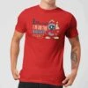 Looney Tunes Martian Who Said Im On The Naughty List Men's Christmas T-Shirt - Red -Christmas Clothes Store 11970334 1674627066981368