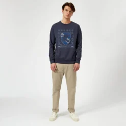 Harry Potter Ravenclaw Crest Christmas Jumper - Navy -Christmas Clothes Store 11970895 7034627063725645