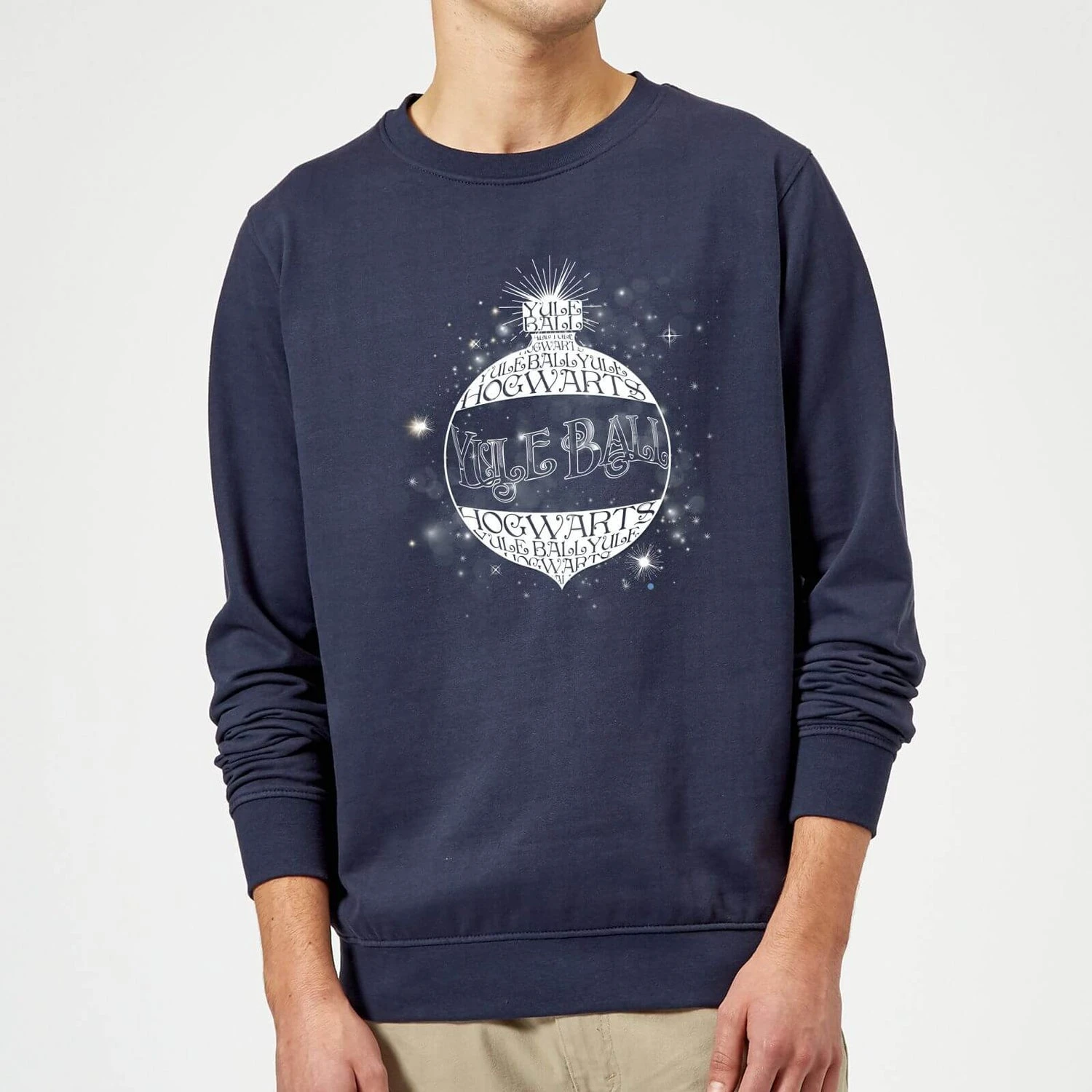 Harry Potter Yule Ball Baubel Christmas Jumper - Navy 3 Harry Potter Yule Ball Baubel Christmas Jumper - Navy