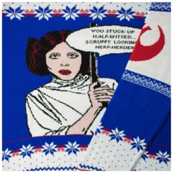 Star Wars Official Princess Leia Christmas Jumper - Multi -Christmas Clothes Store 11976682 1944629752737410