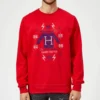 Harry Potter Christmas Sweater Christmas Jumper - Red -Christmas Clothes Store 12064848 1554657725250320