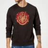 Harry Potter Hogwarts Christmas Crest Christmas Jumper - Black -Christmas Clothes Store 12065088 2894657730821293