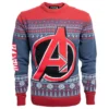 Marvel Avengers Christmas Knitted Jumper - Navy -Christmas Clothes Store 12243698 1434808019936687