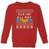 DC COMICS Wonder Woman 'Sleigh All Day Kids' Christmas Jumper - Red 2 DC COMICS Wonder Woman 'Sleigh All Day Kids' Christmas Jumper - Red -Christmas Clothes Store 12336024 1654714268970855