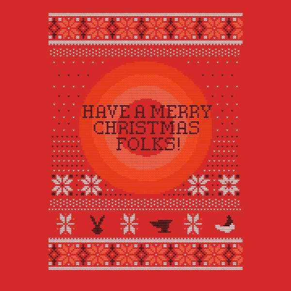 Looney Tunes Knit Men's Christmas T-Shirt - Red 10 Looney Tunes Knit Men's Christmas T-Shirt - Red - Image 8