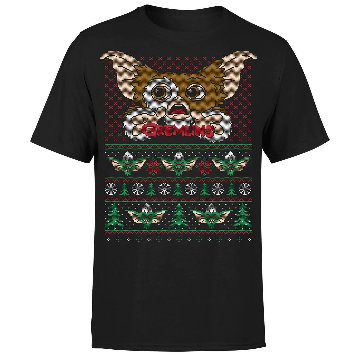 Gremlins Ugly Knit Men's Christmas T-Shirt - Black 7 Gremlins Ugly Knit Men's Christmas T-Shirt - Black - Image 5
