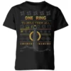 The Lord Of The Rings One Ring Kids' Christmas T-Shirt In Black -Christmas Clothes Store 12336998 7224714272243156