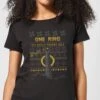 The Lord Of The Rings One Ring Women's Christmas T-Shirt In Black -Christmas Clothes Store 12337149 1274714271169582
