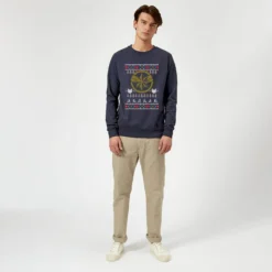 Captain Marvel Christmas Jumper - Navy -Christmas Clothes Store 12358406 2094717862755431