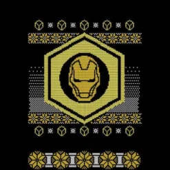 Marvel Iron Man Christmas Jumper - Black -Christmas Clothes Store 12358415 1004717862884863