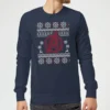Marvel Avengers Logo Christmas Jumper Sweatshirt - Navy 1 Marvel Avengers Logo Christmas Jumper Sweatshirt - Navy -Christmas Clothes Store 12358424 1834717861994262