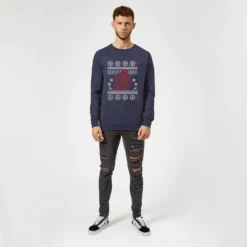 Marvel Avengers Logo Christmas Jumper Sweatshirt - Navy 8 Marvel Avengers Logo Christmas Jumper Sweatshirt - Navy -Christmas Clothes Store 12358424 2054717862045520