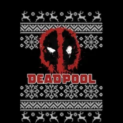 Marvel Deadpool Christmas Jumper - Black -Christmas Clothes Store 12358433 5134717862259888