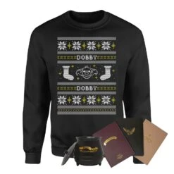 Christmas Clothes Store 18 Harry Potter Officially Licensed MEGA Christmas Gift Set - Includes Christmas Jumper Plus 3 Gifts