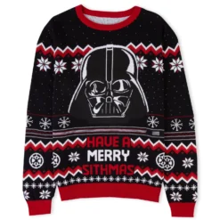Have A Merry Sithmas Christmas Knitted Jumper Black