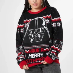 Have A Merry Sithmas Christmas Knitted Jumper Black -Christmas Clothes Store 13167575 1914900342910100