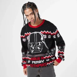 Have A Merry Sithmas Christmas Knitted Jumper Black -Christmas Clothes Store 13167575 2044900342814178