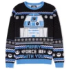 Merry Force Be With You Christmas Knitted Jumper Black 2 Merry Force Be With You Christmas Knitted Jumper Black -Christmas Clothes Store 13175228 1454901030072223