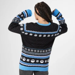 Merry Force Be With You Christmas Knitted Jumper Black 14 Merry Force Be With You Christmas Knitted Jumper Black -Christmas Clothes Store 13175228 1564900347171885