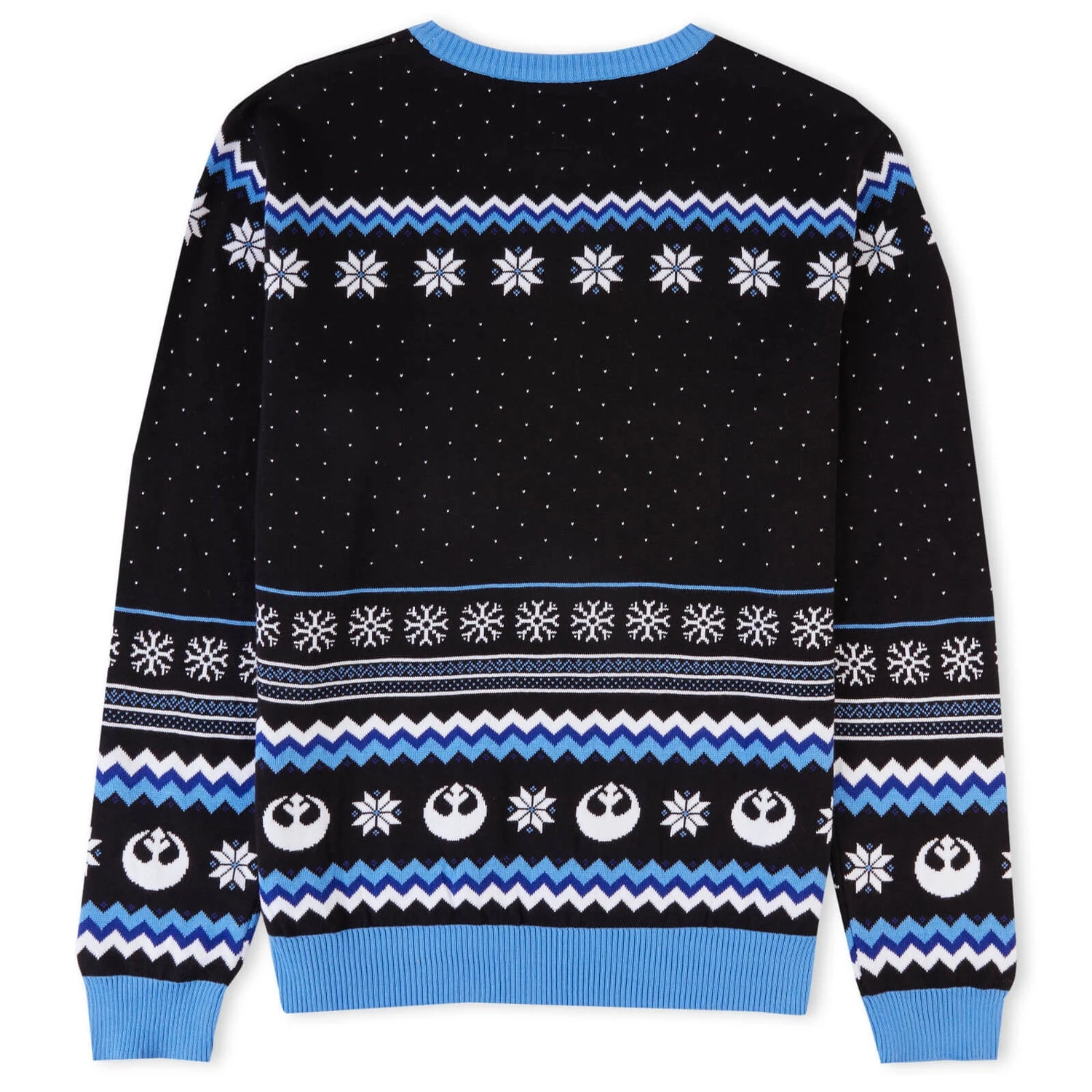 Merry Force Be With You Christmas Knitted Jumper Black 4 Merry Force Be With You Christmas Knitted Jumper Black - Image 2