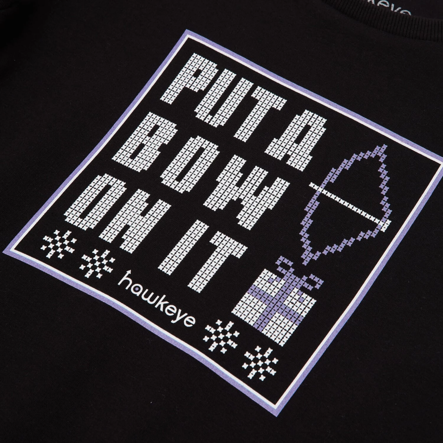 Marvel Put A Bow On It Unisex Christmas Jumper - Black 4 Marvel Put A Bow On It Unisex Christmas Jumper - Black - Image 2