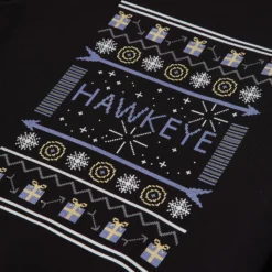 Marvel Clint Barton Christmas Unisex Christmas Jumper - Black -Christmas Clothes Store 13468480 5934915109785824